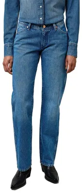 Image de Wrangler - Jeans pour femmes - Coupe droite - Jeans cowboy taille basse - Modèle Lasso Lagoon