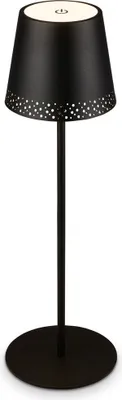 Immagine prodotto di Lampada da tavolo a LED a batteria Lampada da tavolo regolabile in altezza IP44 nero RGB interno esterno