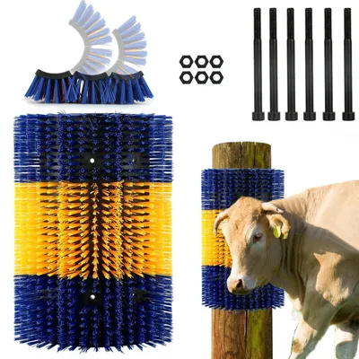 Productafbeelding van Universele krabborstel voor boerderijdieren - 44 x 20 cm