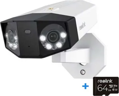 Zdjęcie produktu dla Reolink Duo Series P750, Kamera bezpieczeństwa IP, Zewnętrzna, Przewodowa, Google Assistant, 560 lm, 6500 K