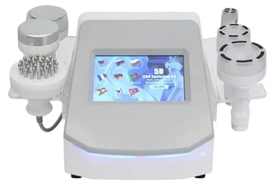 Image de Appareil de cavitation ultrasonore - Appareil de massage corporel 120K 6 en 1 - Réduction de la graisse par aspiration - Traitement anti-cellulite - Raffermissement et lifting de la peau - Prise européenne