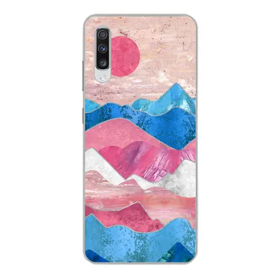Produktbild von MuchoWow® Handyhülle Schutzhülle Hülle für Samsung Galaxy A70 Stolz - Transgender - Marmor Silikon Softcase Handy Hülle - Schutzhaube