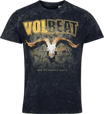 Produktbild von Volbeat T-Shirt Herren Goat Skullwall grau Band-Merch, Bands 100% Baumwolle XL