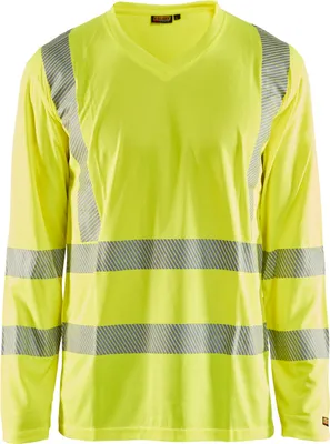 Produktbild von Blakläder High Vis Langarm T-Shirt 3385 1013 in div. Farben, Farbe:high vis rot, Größe:L