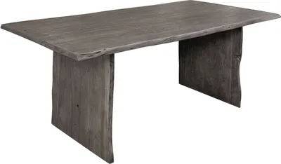 Image de MASSIVMOEBEL24 | Table à manger 200x100 Acacia laqué Gris taupe PURE ACACIA #415