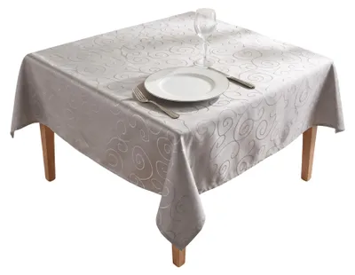 Obrázok produktu pre Dekoratívna obruska, hodvábny lesk, elegantná sivá farba, 130 x 160 cm