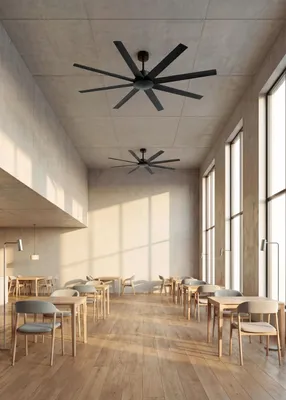 Produktbild von WIND INDUSTRIAL - 40W Deckenventilator leise und in verschiedenen Größen