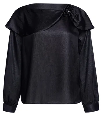 Image de Chemise pour femme EMBELL - noire, taille S