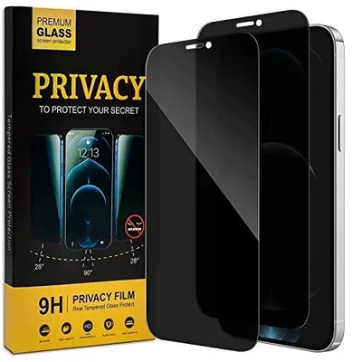 Zdjęcie produktu dla Folia ochronna prywatność iphone 12 pro max szkło hartowane