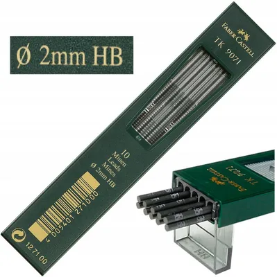 Obrázok produktu pre Faber-Castell TK 9071, HB, 2 mm, 10 kusov