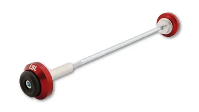 Produktbild von LSL Achs Ball GONIA für Yamaha MT09, rot, vorn