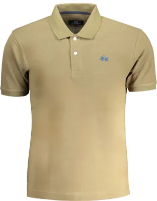 Immagine prodotto di Polo da uomo verde con ricamo - vestibilità regolare, manica corta