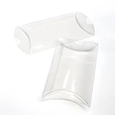 Produktbild von Kissenschachteln Transparent 7.6x2.5x12.7cm (25 Stück) [PB76NH]