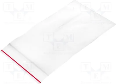 Immagine prodotto di 5 sacchetti sigillati ZIP-D, larghezza: 100 mm, spessore: 45 micron, polietilene, per imballaggio, lunghezza: 150 mm