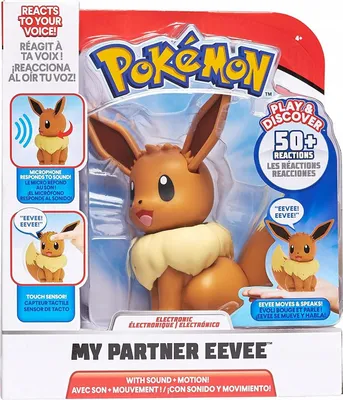 Zdjęcie produktu dla BANDAI Pokémon My Partner Eevee - interaktywna figurka elektroniczna