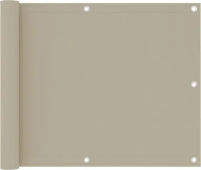 Produktbild von Balkon-Sichtschutz Beige 75x500 cm Oxford-Gewebe