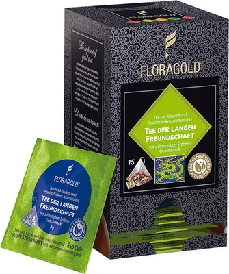 Produktbild von Floragold Weißer Tee - Tee der langen Freundschaft, 15er Pyramidenbeutel