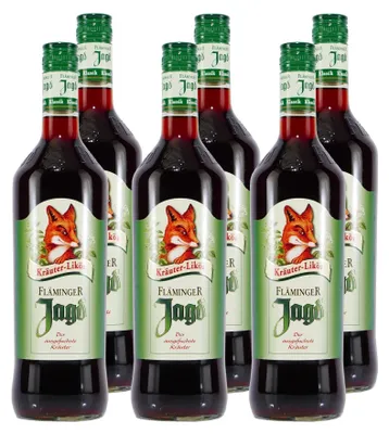 Produktbild von Fläminger Jagd Kräuter-Likör (6 x 1,0L)
