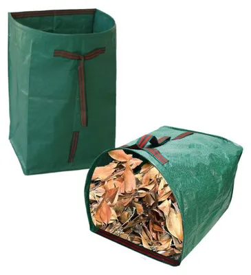 Productafbeelding van Tuinafvalzakken 200 liter - Set van 2 met stevige handvatten
