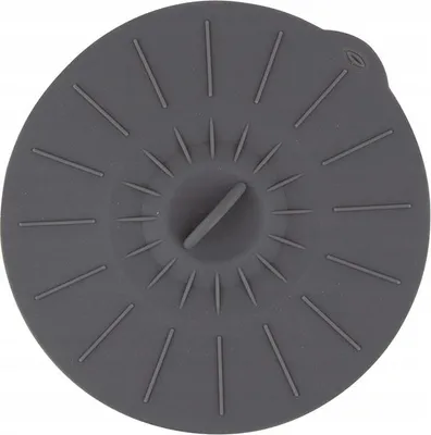 Produktbild von Universeller Silikon-Topfdeckel 14,5 cm Grau, hitzebeständig bis 200°C, spülmaschinenfest