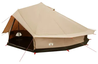 Image de Tente familiale vidaXL, couleur crème, 12 personnes, en polycoton