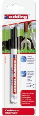Produktbild von Edding 8055, 1 Stück(e), Schwarz, Feine Spitze, Schwarz, Weiß, 2 mm, Fein