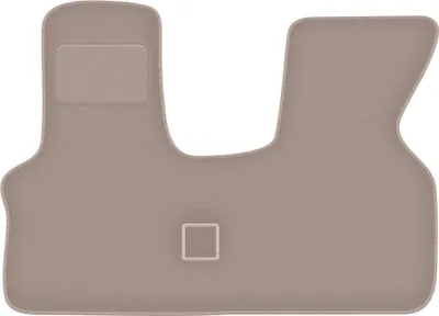 Zdjęcie produktu dla Welurowe dywaniki samochodowe do Volkswagen Transporter T4 dostawczy (1992-2003) - beżowe dywaniki podłogowe LUX komplet (1 szt.)