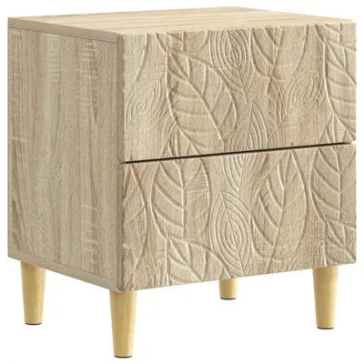 Zdjęcie produktu dla Stolik nocny dąb Sonoma 43 x 34,5 x 48 cm Drewno inżynieryjne