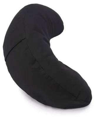 Produktbild von yogabox Glückssitz® MOND - regional hergestellt - schwarz 40 x 17 x 12 cm Buchweizenschalen
