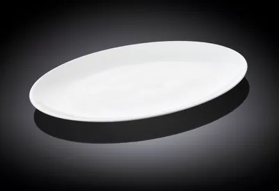 Image de Assiette Wilmax en porcelaine, 25 cm, blanche WL-992021/A