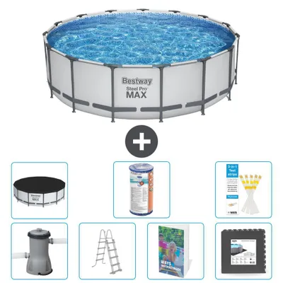 Produktbild von Bestway Steel Pro MAX Rund - 488x122 cm - 6-teilig S563