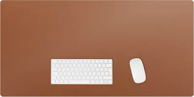 Produktbild von Farbe Braun – Schreibtischunterlage – Rutschfeste Tischunterlage – Schreibtischmatte für Büro & Zuhause – Schreibunterlage – Mauspad – Tischmatte – 100 x 50 cm