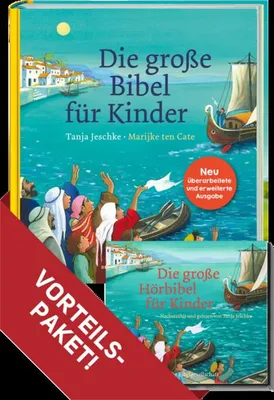Image de Die große Bibel für Kinder. Kombipaket (Buch + Hörbuch)