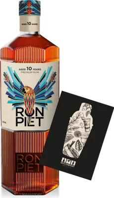 Produktbild von Ron Piet Premium Rum aged 10 years // 0,7L (40% Vol.)- [Enthält Sulfite]