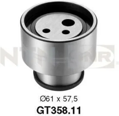 Produktbild von SNR GT358.11 Spannrolle Zahnriemen Ø61mm für FIAT DUCATO Pritsche/Fahrgestell (230) DUCATO Bus (230) DUCATO Kasten (290) DUCATO Kasten (230L)