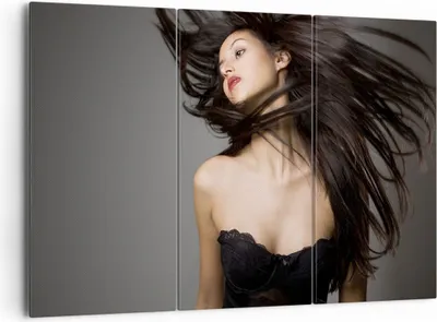 Produktbild von Bild auf Leinwand - Leinwandbild - Schönheit Mode Modell posieren - 165x110cm - Wand Bild - Wanddeko - Leinwanddruck - Bilder - Kunstdruck - Leinwand bilder - Wandkunst - CE165x110-2128