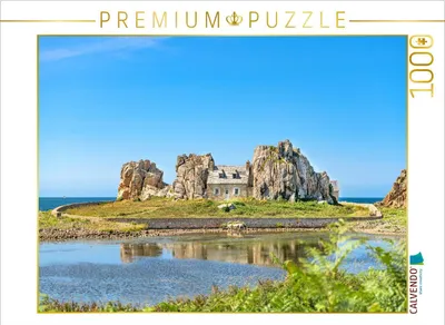 Produktbild von CALVENDO Puzzle Le gouffre de Plougrecant | 1000 Teile Lege-Größe 64x48cm Foto-Puzzle für glückliche Stunden