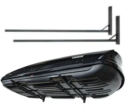 Image de Support mural Ibenzoa® en acier de 82 cm pour un rangement efficace de divers équipements