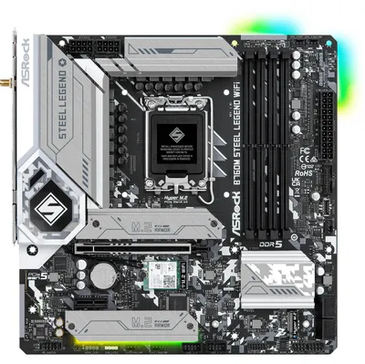 Produktbild von B760M Steel Legend WiFi (grau/schwarz)