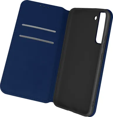 Produktbild von Avizar, Kunstleder Cover Classic Edition, Klappetui für Samsung Galaxy S22, Blau