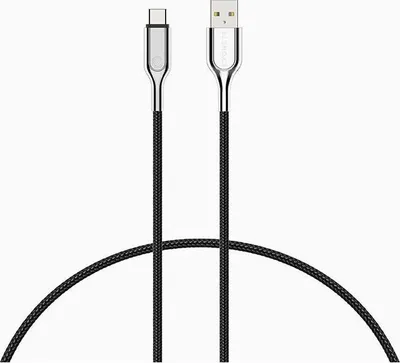 Obrázok produktu pre Cygnett CY2681PCUSA USB kábel USB 2.0 1 m USB C USB A Čierny, nerezová oceľ