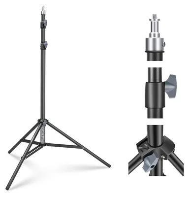 Obrázek produktu pro Fotografický stativ, výškově nastavitelný od 87 do 200 cm