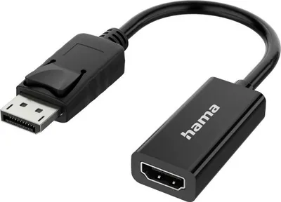 Produktbild von Hama 00300092, Displayport, HDMI, Männlich, Schwarz, Männlich, Weiblich