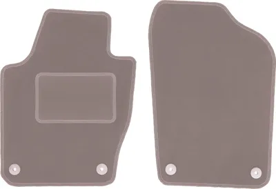 Image de Tapis de sol en velours pour Seat Ibiza IV 6J hatchback, ST, break (2008-2017) - tapis de sol avant LUX beige (2 pièces)
