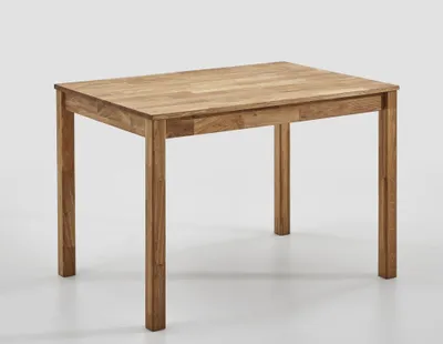Produktbild von Küchentisch Esstisch Tisch 140x80cm Wildeiche massiv geölt
