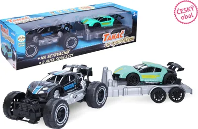 Produktbild von Sattelzug mit Auto 45 cm – tschechische Verpackung
