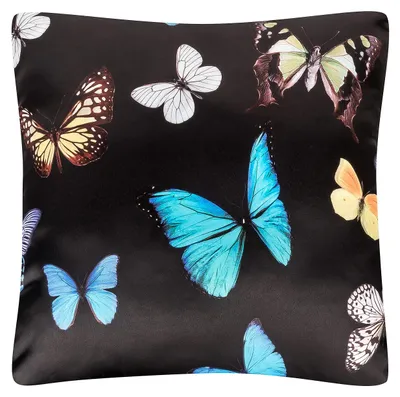Image de Omgoods - Coussin décoratif avec motif papillon, 40 x 40 cm