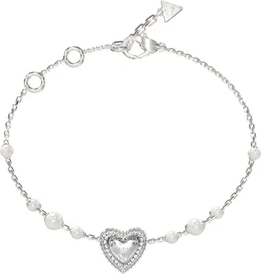 Image de Bracelet en argent Guess zirconia pour femmes