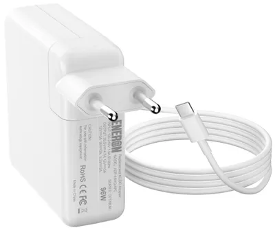 Produktbild von Ladegerät Macbook Pro Ladekabel 96W USB Type C für Mac Book Pro/ Air 2020 2019 2018/ iPad Pro 129/11 weiß Power Adapter