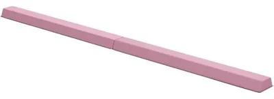 Produktbild von Famanu Klappbare Balancebalk - Tragbar, Rutschfest für Indoor & Outdoor - Rosa - 236 cm